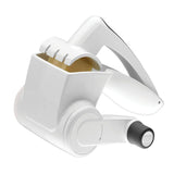 Manual rotary cheese grater