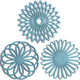 Set of 3 Silicone Trivet Mat